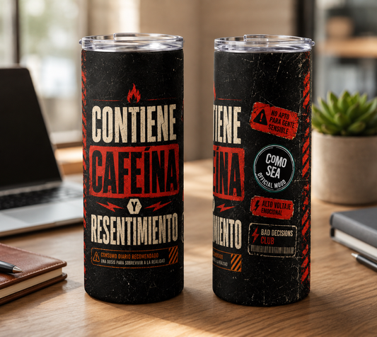 Termo CafeÃna y Resentimiento
