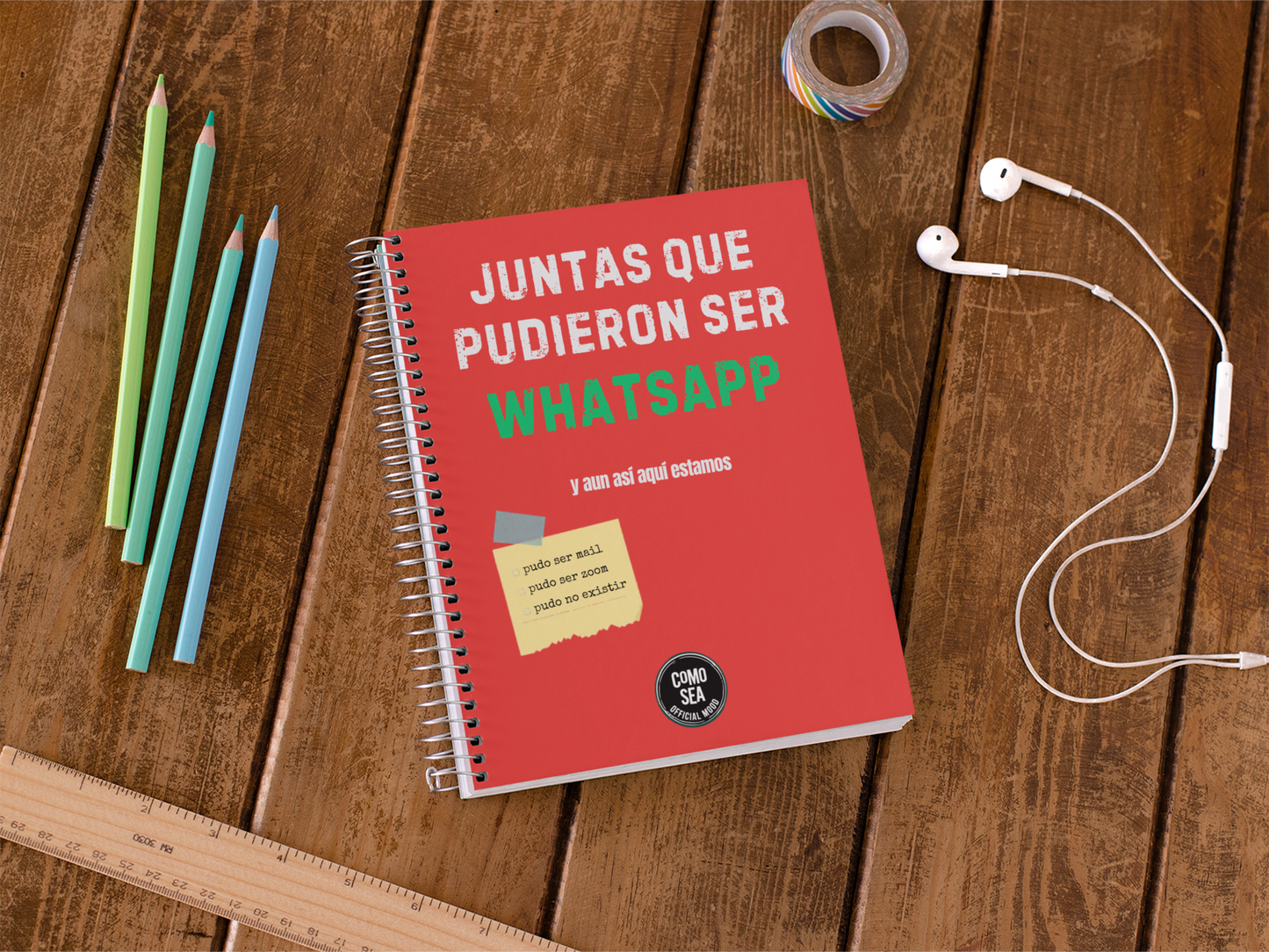 Libreta Juntas que pudieron ser WhatsApp