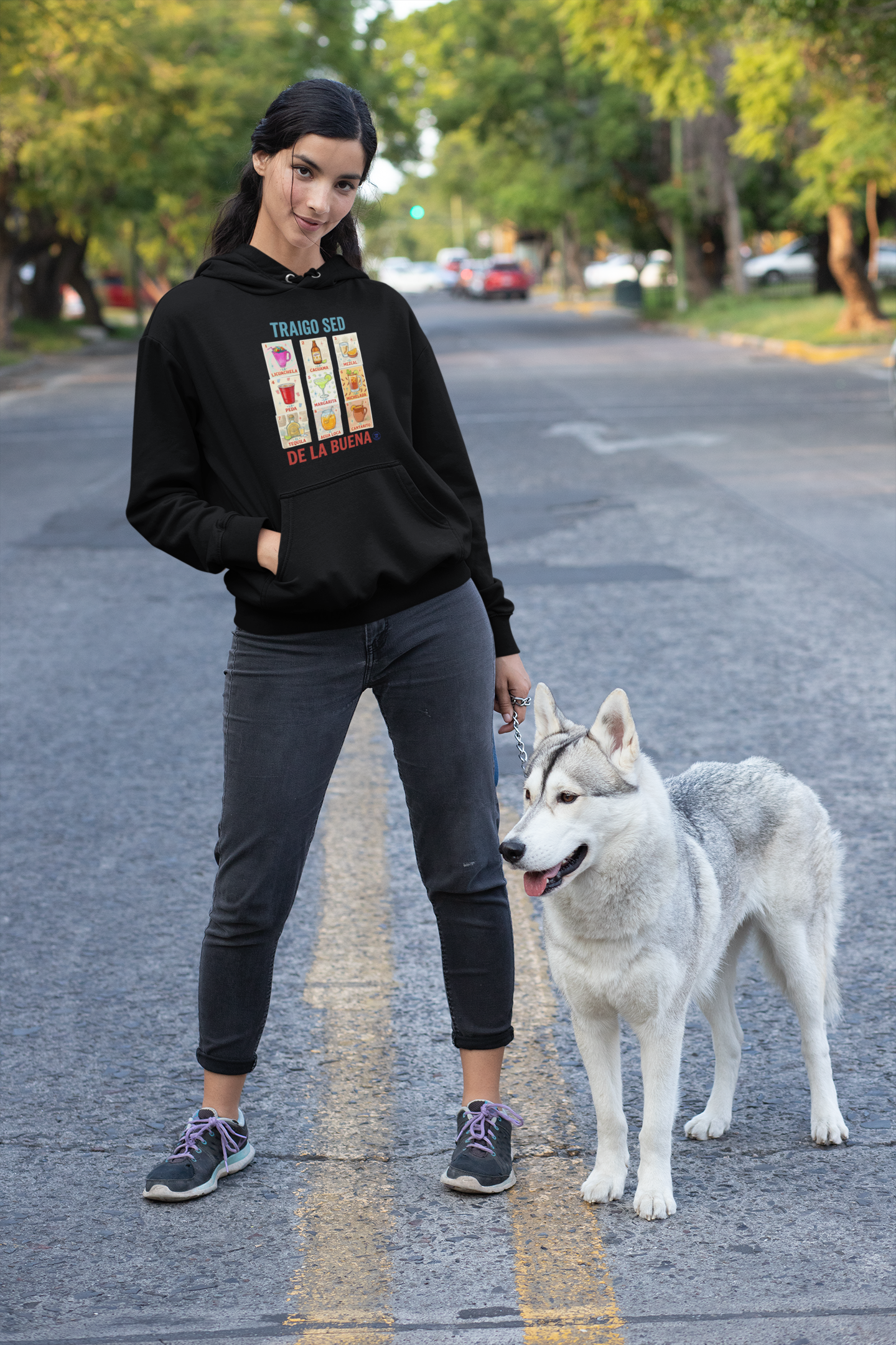 Hoodie Traigo Sed de la Buena