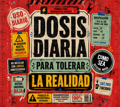 Termo Dosis Diaria para Tolerar la Realidad 2