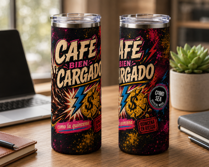 Termo Café Bien Cargado como la Quincena