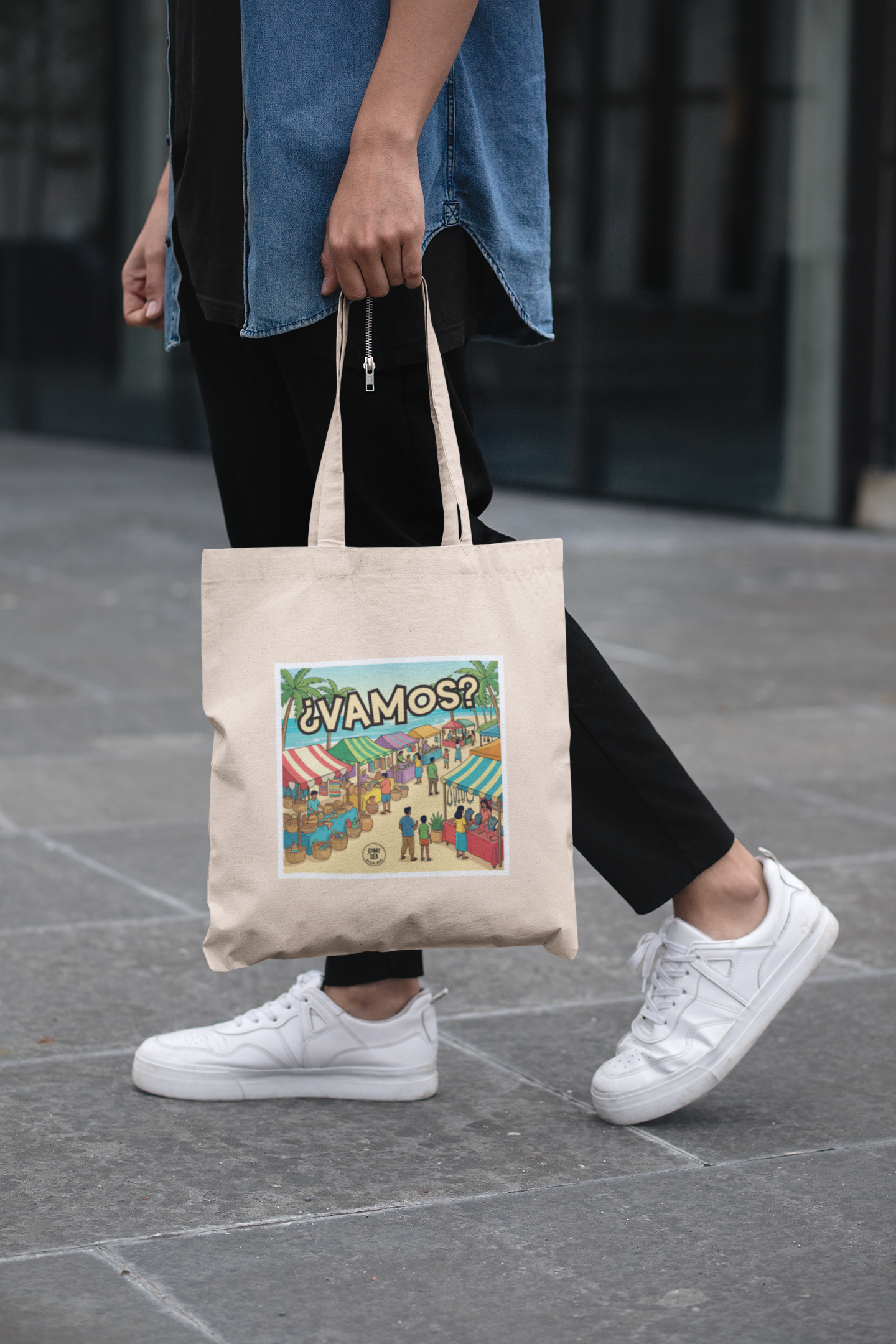 Tote Bag Vamos al Mercadito