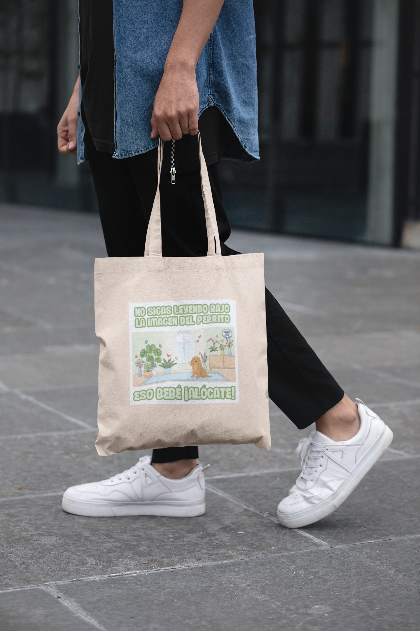 Tote Bag Eso Bebé ¡Alócate!