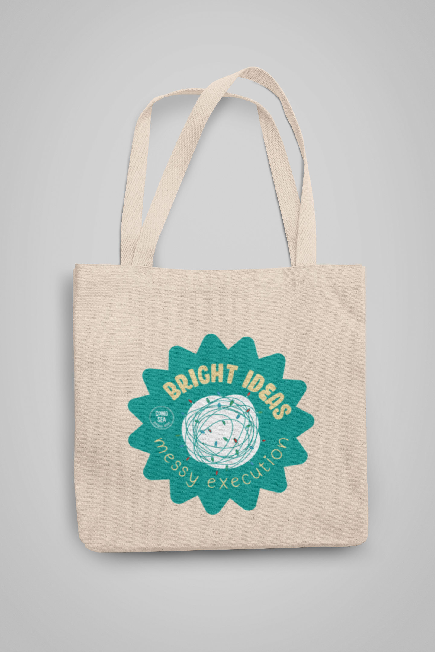 Tote Bag Bright Ideas Messy Execution