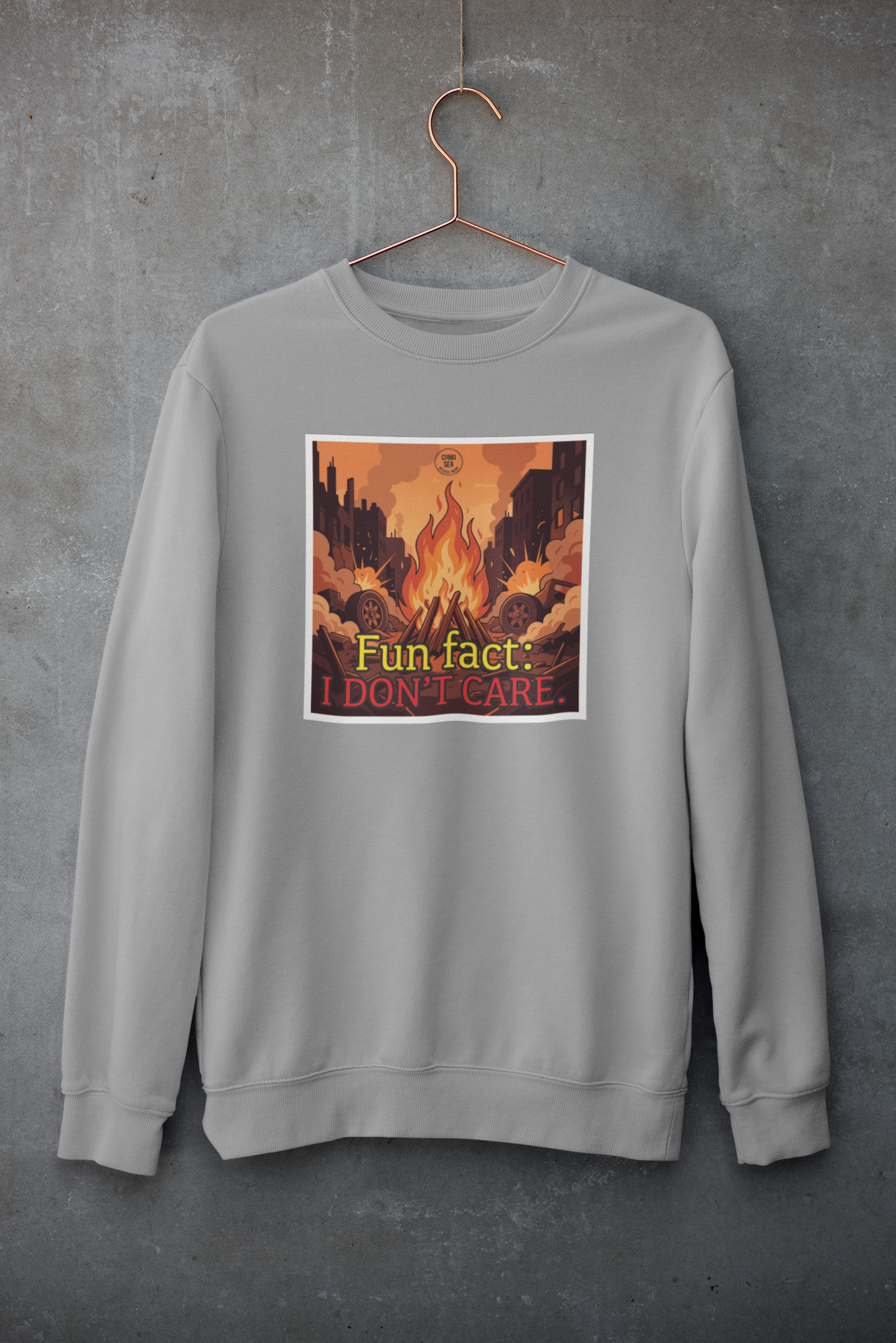 Sudadera Fun Fact: I Dont Care