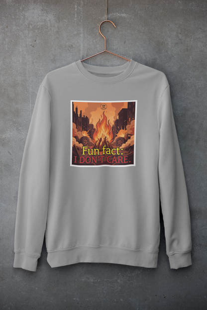 Sudadera Fun Fact: I Dont Care