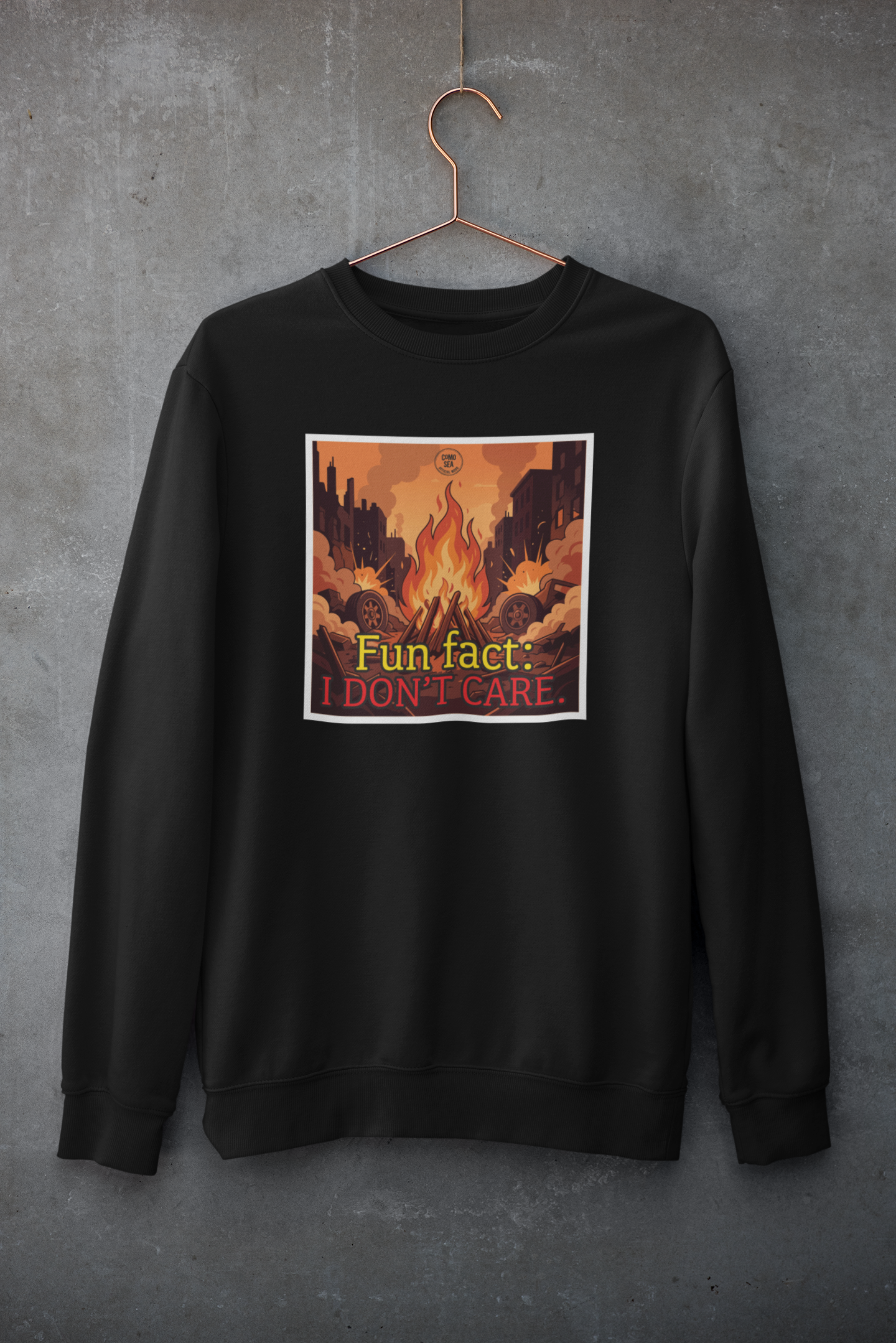 Sudadera Fun Fact: I Dont Care