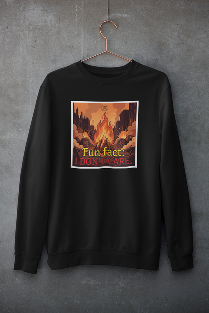 Sudadera Fun Fact: I Dont Care