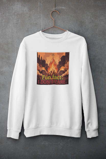 Sudadera Fun Fact: I Dont Care