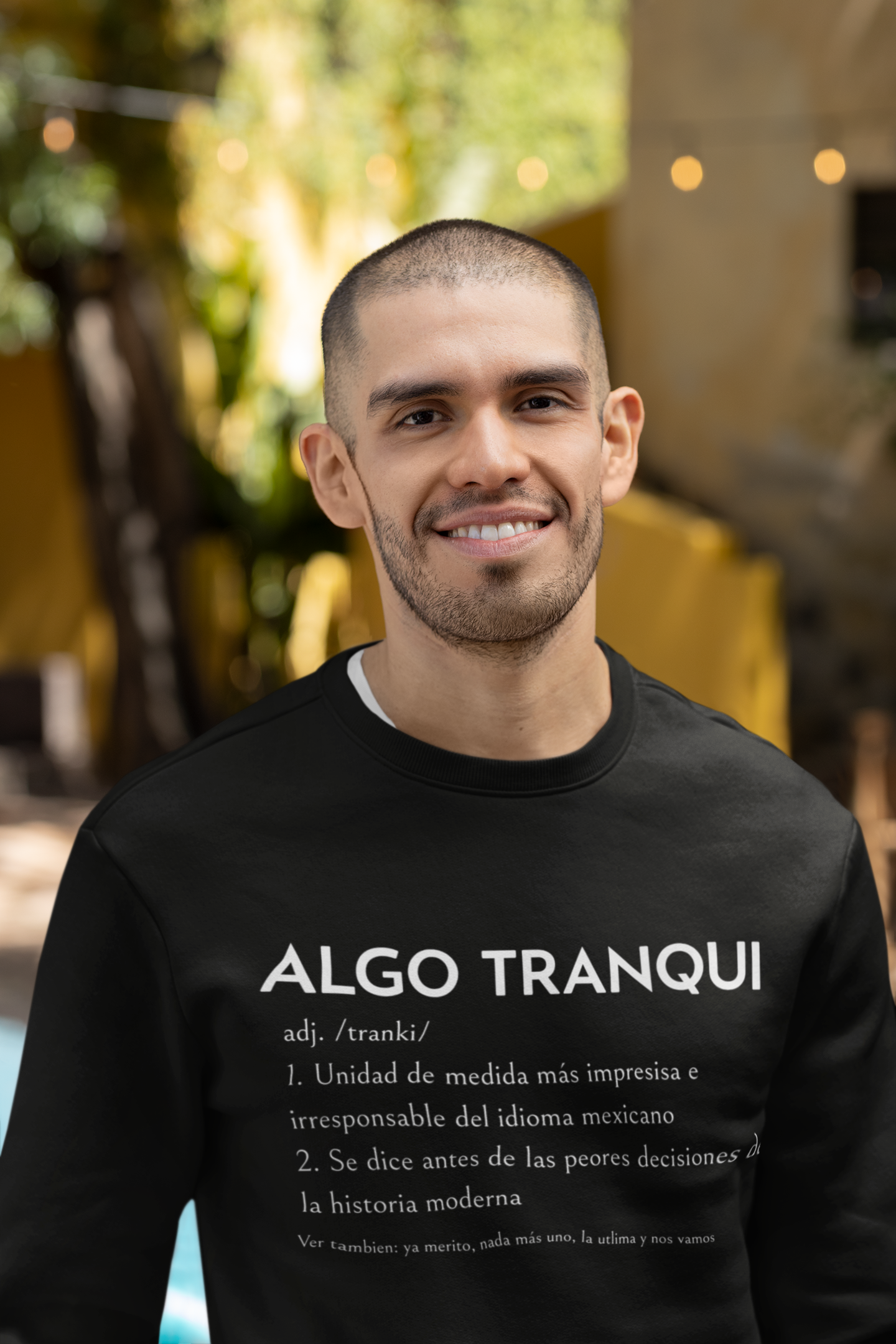 Sudadera Algo Tranqui