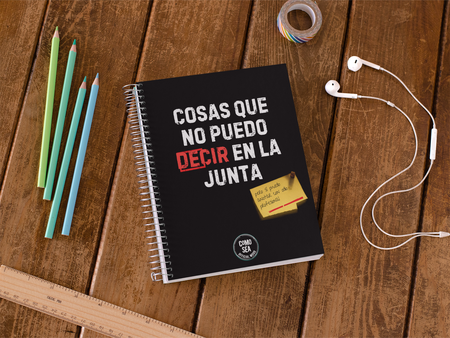 Libreta Cosas que no puedo decir en la junta
