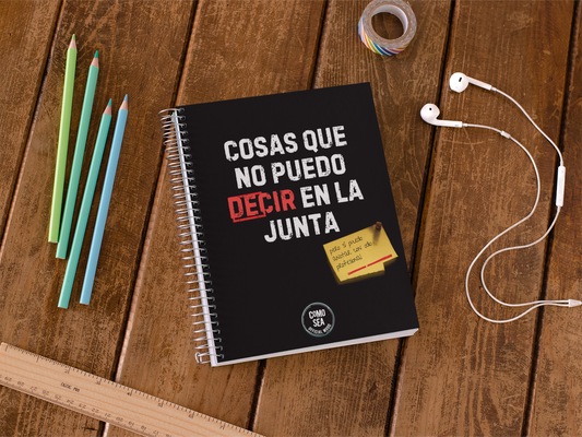 Libreta Cosas que no puedo decir en la junta