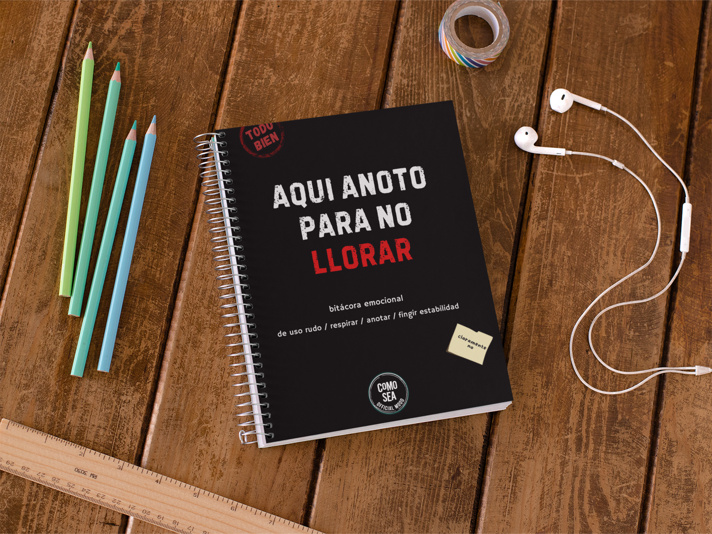 Libreta Aqui Anoto Para No Llorar