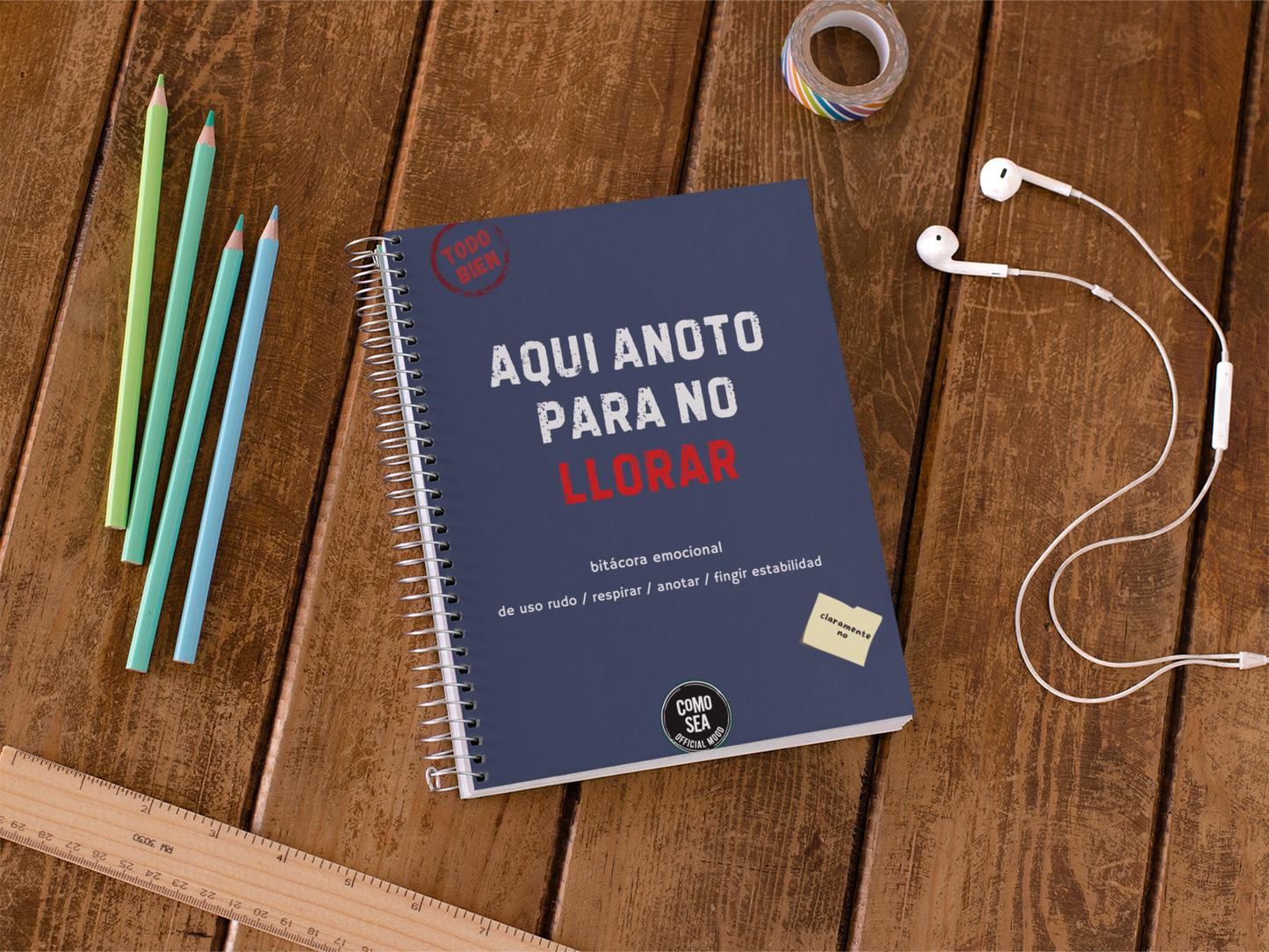 Libreta Aqui Anoto Para No Llorar