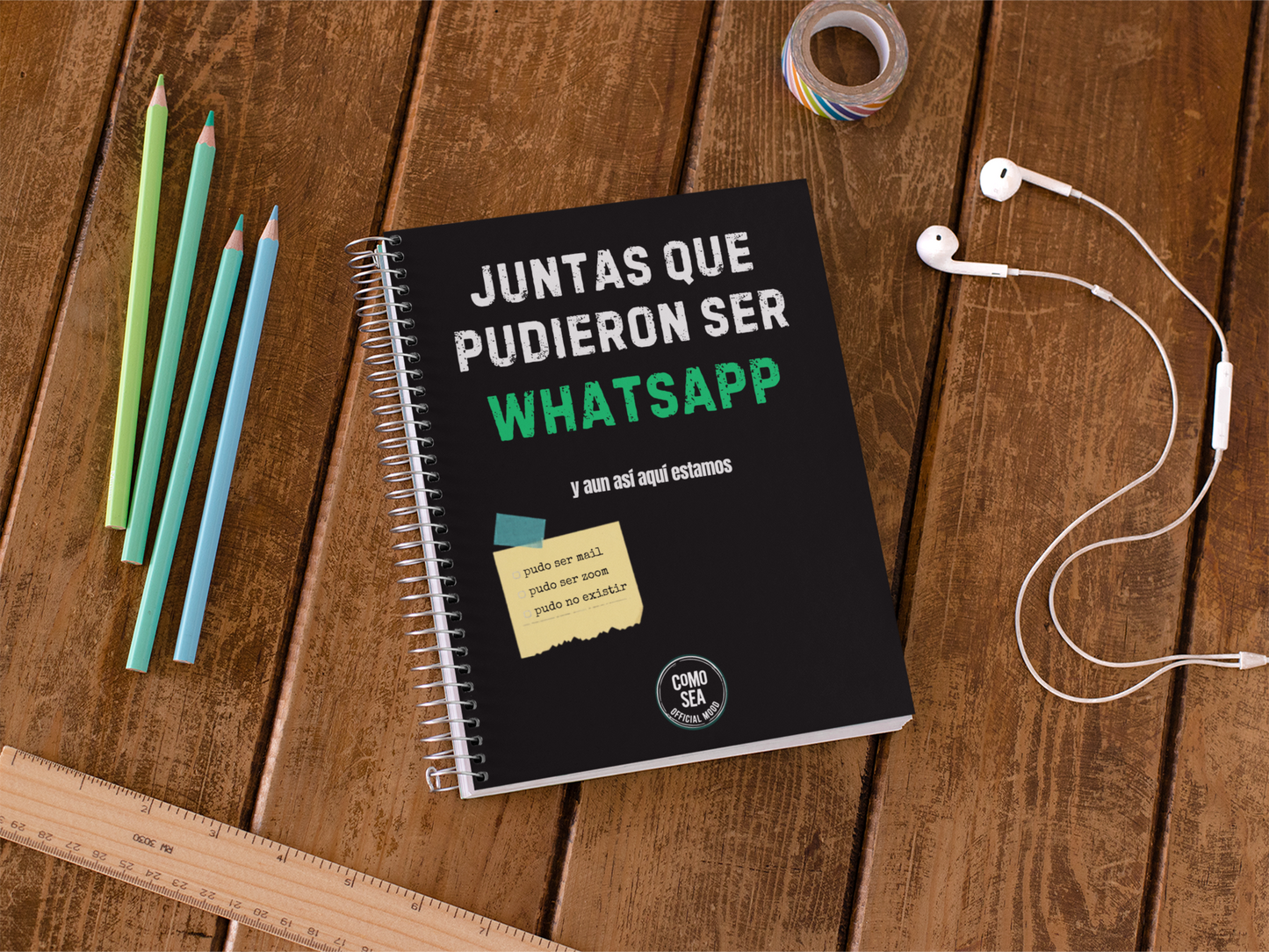 Libreta Juntas que pudieron ser WhatsApp