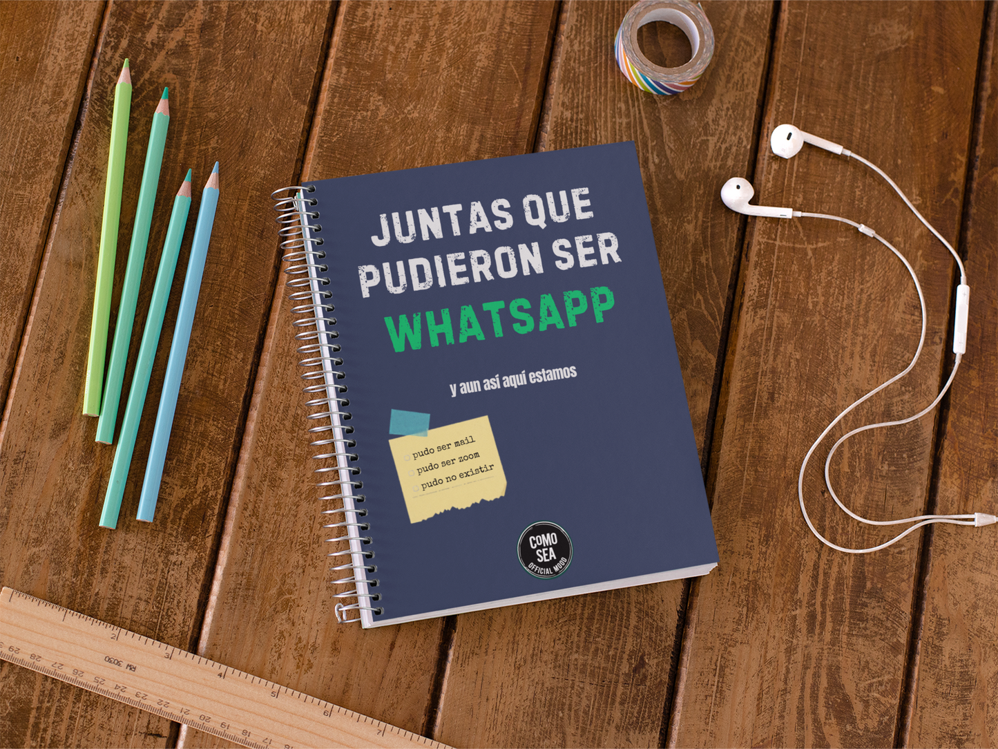 Libreta Juntas que pudieron ser WhatsApp
