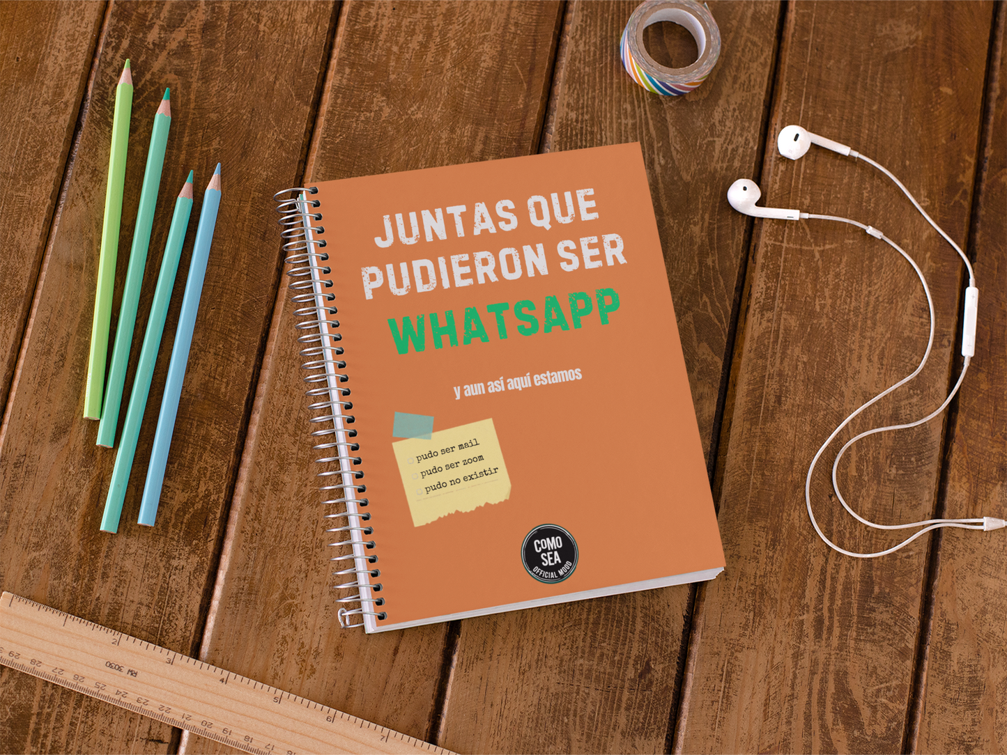 Libreta Juntas que pudieron ser WhatsApp