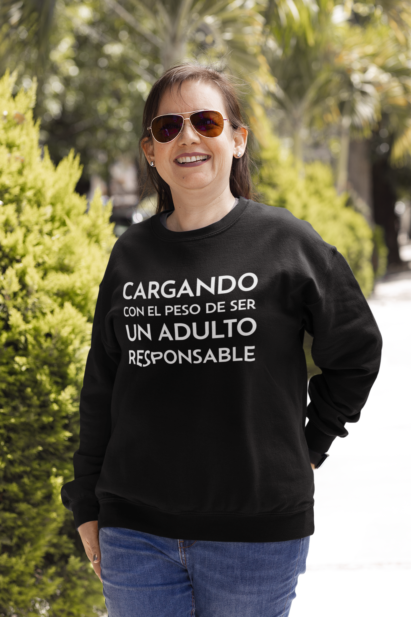 Sudadera Cargando Con el Peso de Ser un Adulto Responsable