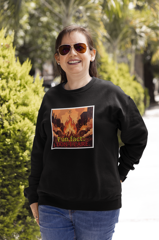 Sudadera Fun Fact: I Dont Care