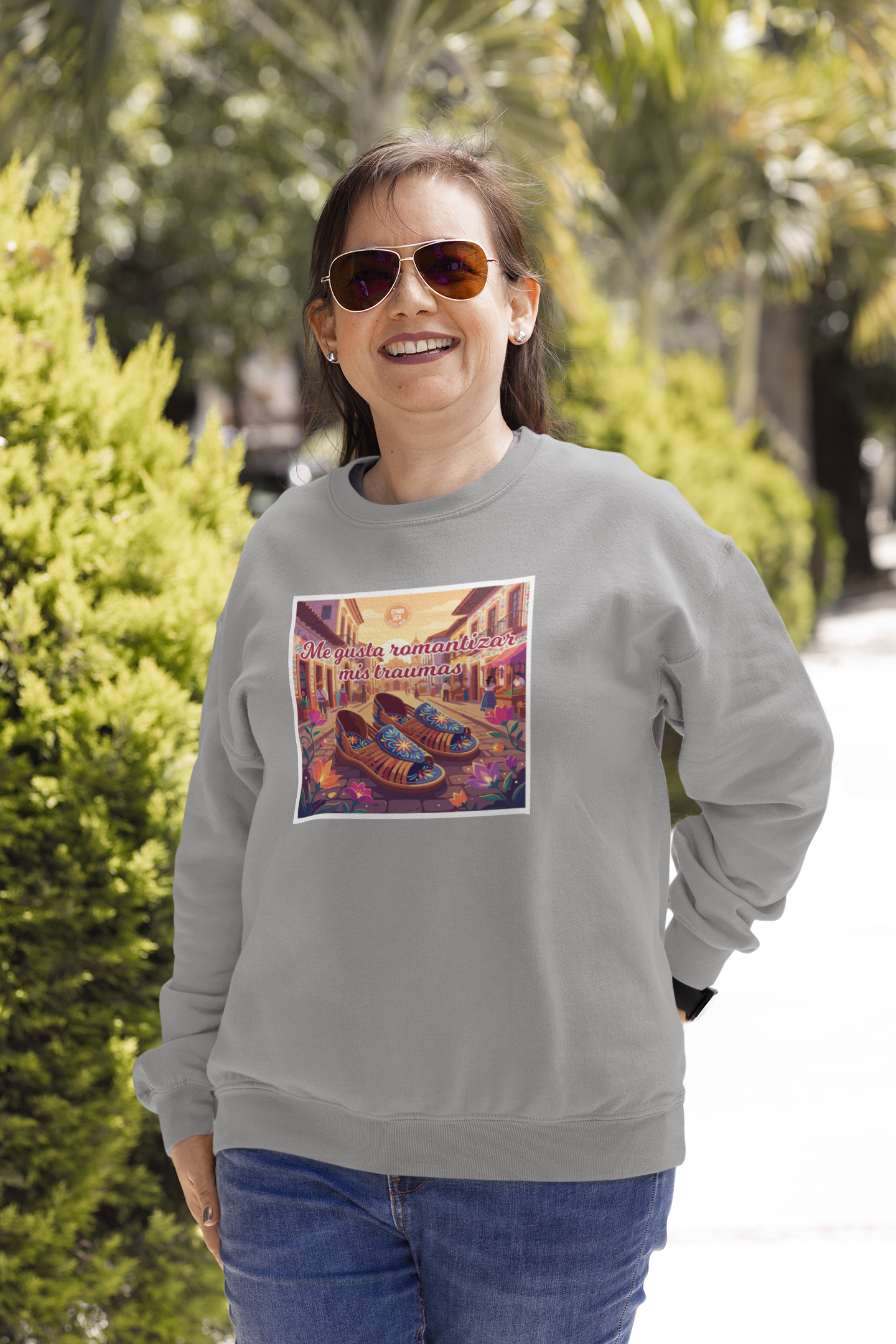 Sudadera Me Gusta Romantizar Mis Traumas