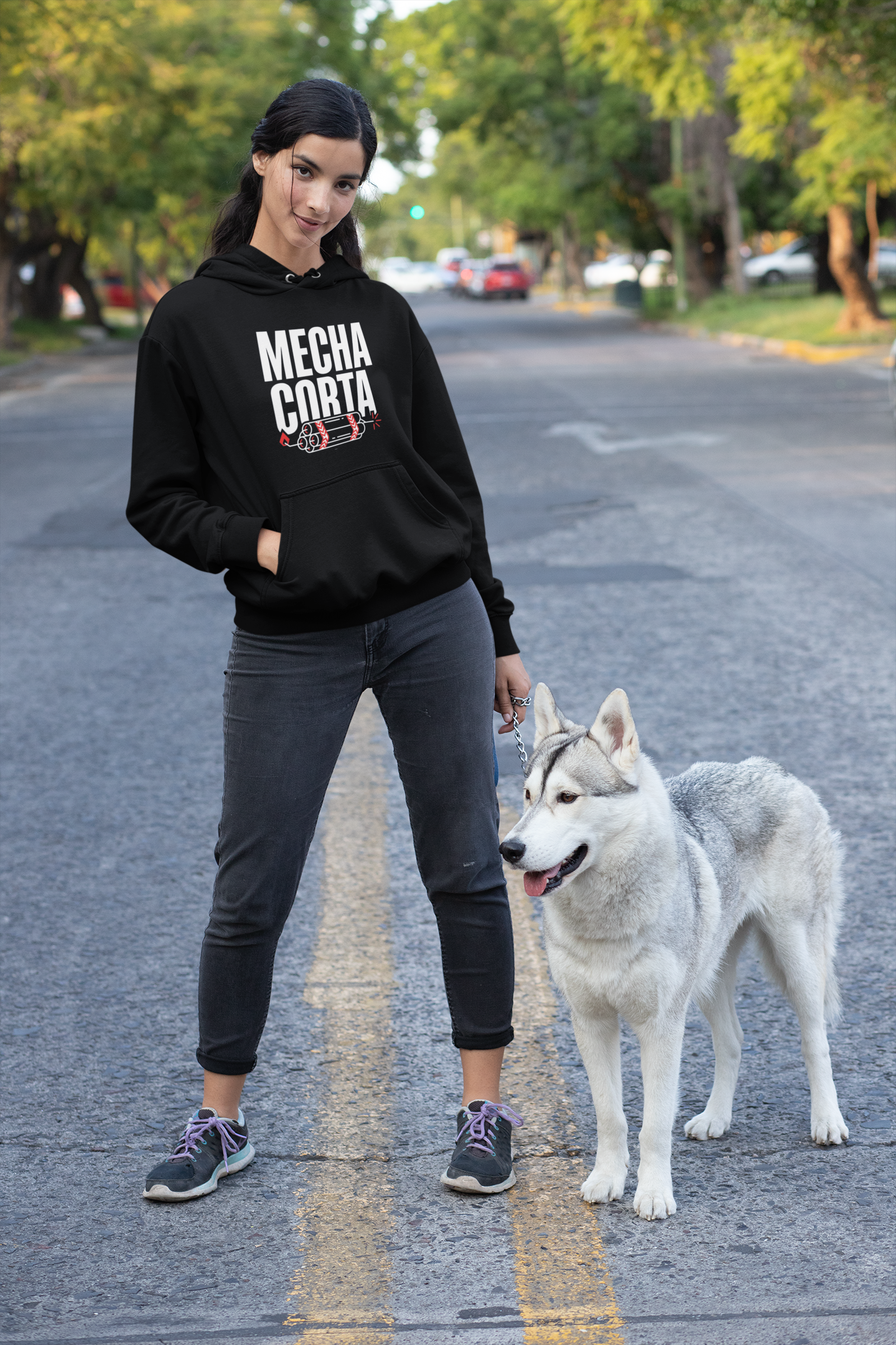 Hoodie Mecha Corta