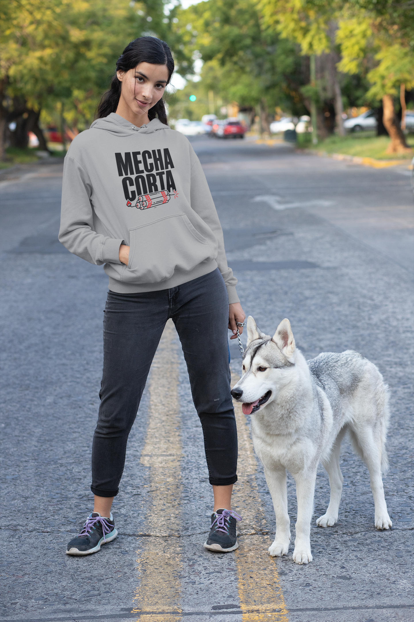 Hoodie Mecha Corta