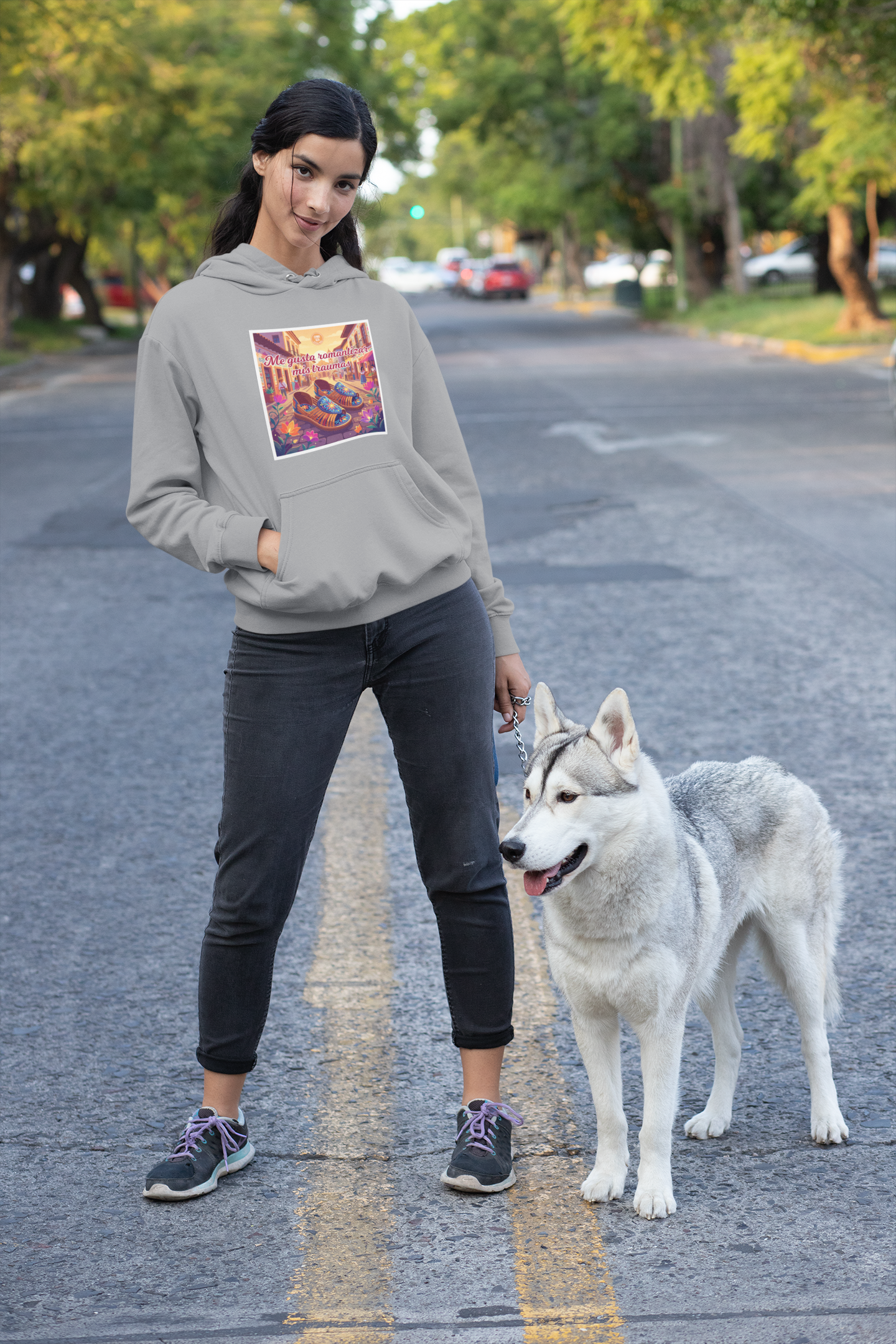 Hoodie Me Gusta Romantizar Mis Traumas